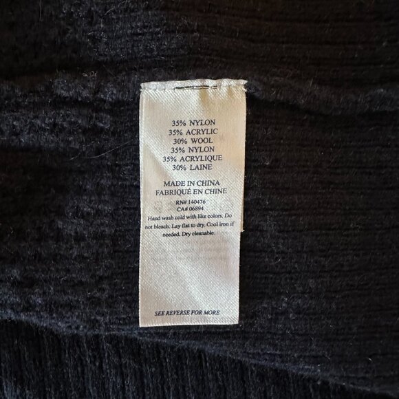 Faherty wisp waffle sweater in navy - Picture 13 of 13